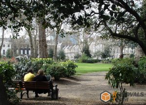 Bedford Gardens in Bloomsbury