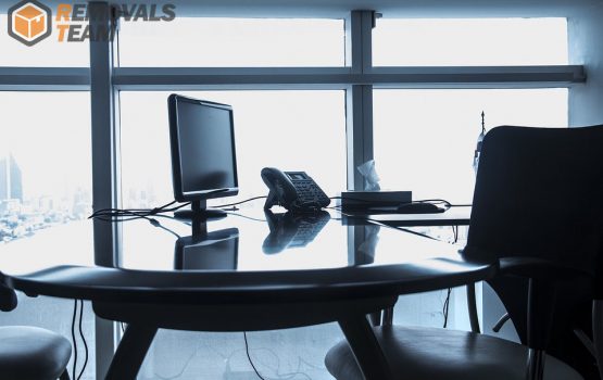 Office with large window